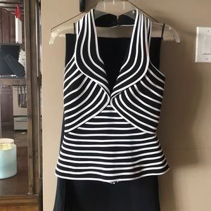 Two piece dress halter w/palazzo pants